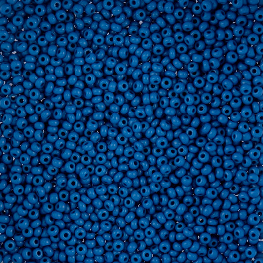 10/0 Perles de Rocailles Tchèques #1006V Bleu Moyen Opaque 22g