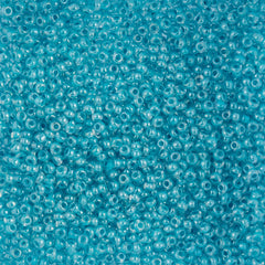 10/0 Czech Seed Beads #269 Colour Lined Turquoise 22g