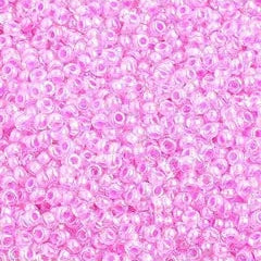 10/0 Czech Seed Beads #1357V Colour Lined Mauve 22g