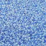 10/0 Czech Seed Beads #1365V Colour Lined Blue 22g