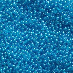 10/0 Czech Seed Beads #1372V Colour Lined Aqua 22g