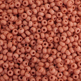 8/0 Czech Seed Beads #40000V Pink Dyed Solgel 22g