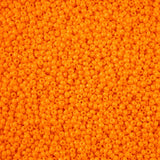 11/0 Czech Cut Seed Beads #37029 Opaque Light Orange 13g