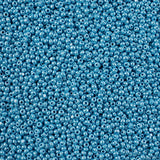 11/0 Czech Cut Seed Beads #37041 Opaque Light Blue Luster 13g