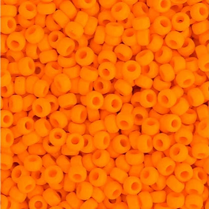 11/0 Miyuki Seed Beads #0405 Opaque Orange Mandarin 250g