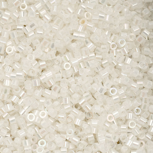 11/0 Cylin Beads #1012 Off White AB 25g Bag