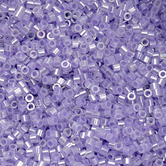 11/0 Cylin Beads #1034 Crystal Purple Lined Ceylon 25g Bag