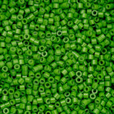 11/0 Cylin Beads #1056 Opaque Grass Green 25g Bag