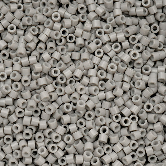 11/0 Cylin Beads #1081 Opaque Dove Grey 25g Bag