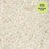11/0 Cylin Beads #1115 Glow In Dark AB White / Turquoise 25g Bag