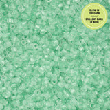 11/0 Cylin Beads #1145 Glow In Dark Green 25g Bag