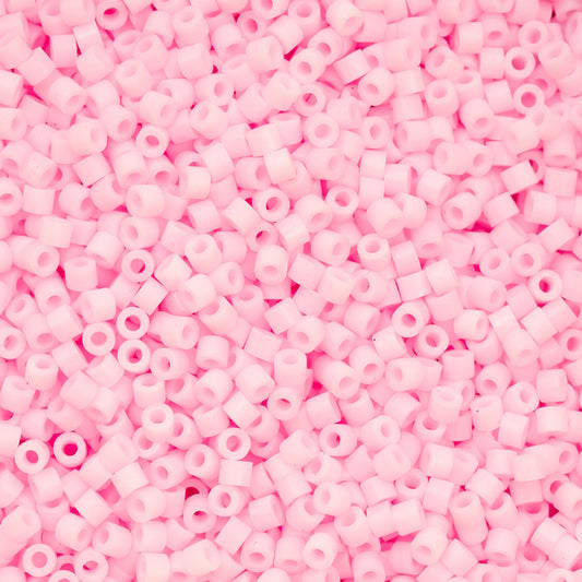 11/0 Cylin Beads #1161 Matte Macaron Dark Pink 25g Bag
