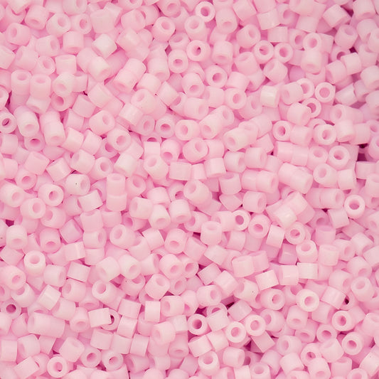 11/0 Cylin Beads #1162 Matte Macaron Pink Cotton Candy 25g Bag