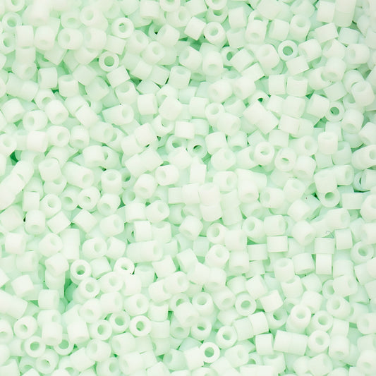 11/0 Cylin Beads #1165 Matte Macaron Pale Seafoam 25g Bag