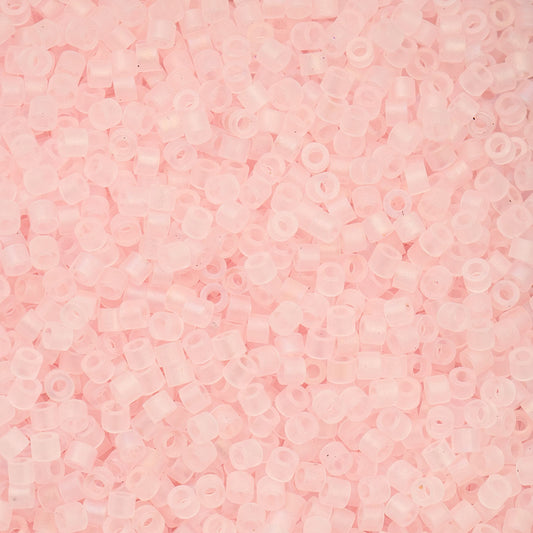 11/0 Cylin Beads #1178 Matte Macaron AB Light Pink 25g Bag