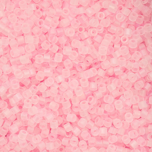 11/0 Cylin Beads #1179 Matte Macaron AB Pink 25g Bag