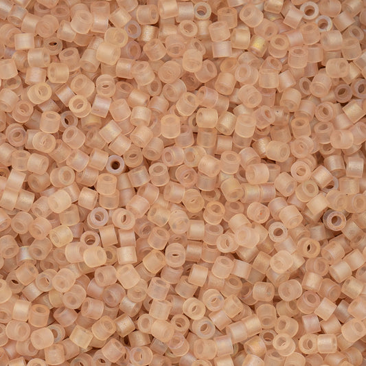 11/0 Cylin Beads #1192 Matte Macaron AB Caramel 25g Bag