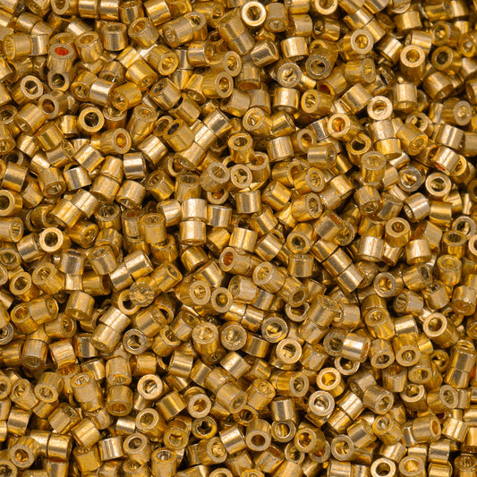 11/0 Cylin Beads #1196 Opaque Honey Amber Glow 25g Bag