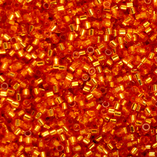 11/0 Cylin Beads #1201 Orange S/L 25g Bag