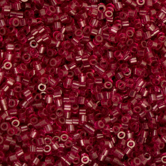11/0 Cylin Beads #1215 Transparent Red Wine 25g Bag