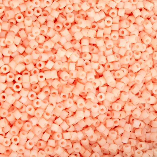 11/0 Cylin Beads #1229 Matte Macaron Tangerine 25g Bag