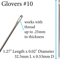 John James Glovers #10 Needles 5/pk