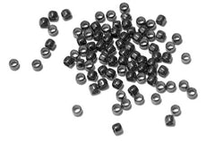 2mm Crimp Beads Gunmetal 100/pk