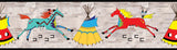 Printed Ribbon 2" Ledger Birch Horse 20yd Spool