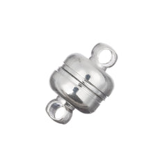 7x11mm Silver Magnetic Clasp 10/pk