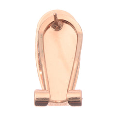 Fingernail Earring Posts 20x10mm Copper 10/pk