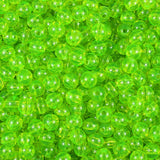Round Plastic Beads 6mm Lime Roe Approx 1000/pk