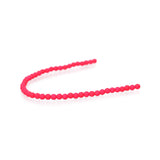 Czech Glass Beads 4mm Round Velvet Neon Pink 46/Strand