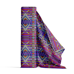 Cotton Fabric Medicine Blessing Purple - Half Yard