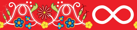Printed Ribbon 2" Metis Red 20yd Spool