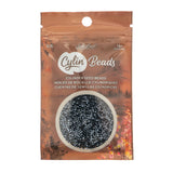 11/0 Cylin Beads #1000 Gunmetal 25g Bag