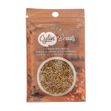 11/0 Cylin Beads #1039 Opaque Toasted Caramel 25g Bag