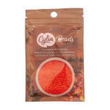 11/0 Cylin Beads #1054 Opaque Orange 25g Bag