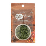 11/0 Cylin Beads #1077 Opaque Green Avocado 25g Bag