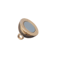 Magnetic Clasp 10mm Round 14kt Gold Plated 10/pk