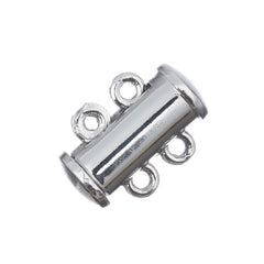 Nickel 2 Strand Slide Clasp 1/pk