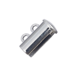 Nickel 2 Strand Slide Clasp 1/pk