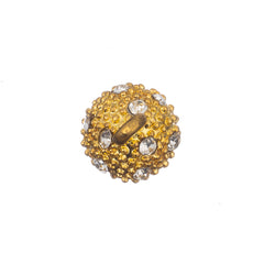 8mm Gold Magnetic Rhinestone Clasp 1/pk