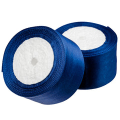 2" Satin Ribbon Dark Blue 25yd