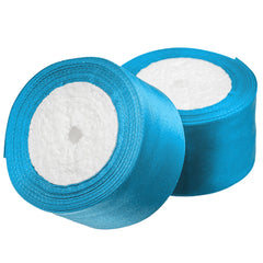 2" Satin Ribbon Aqua 25yd