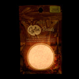 11/0 Cylin Beads #1117 Glow In Dark AB Pink 25g Bag