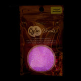 11/0 Cylin Beads #1119 Glow In Dark AB Rose 25g Bag