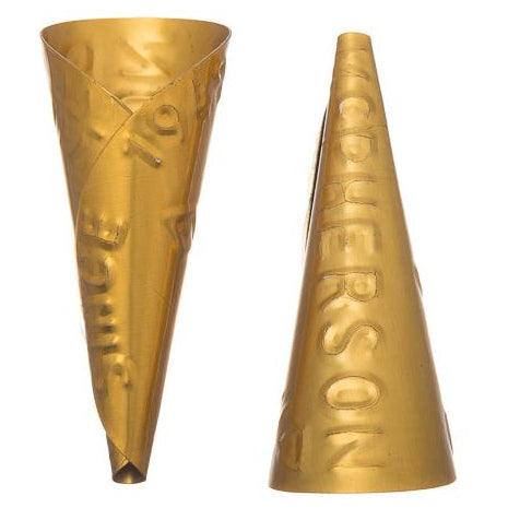 Mcpherson Jingle Cones, Adult Brass 100/pk