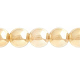 Czech Round Druk Beads 10mm Transparent Crystal Celsian 18/strand