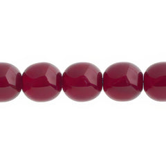 Czech Druk 10mm Beads 18/strand Trans Garnet