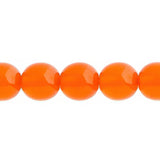 Czech Round Druk Beads 10mm Transparent Hyacinth 18/strand